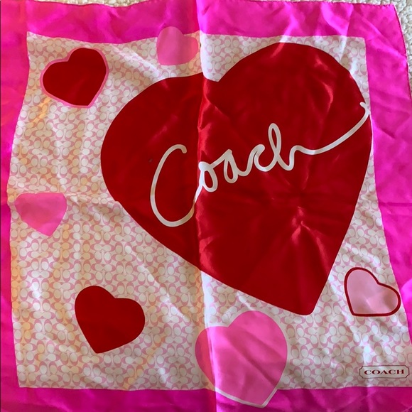 Coach Accessories - {Coach} Silk Scarf